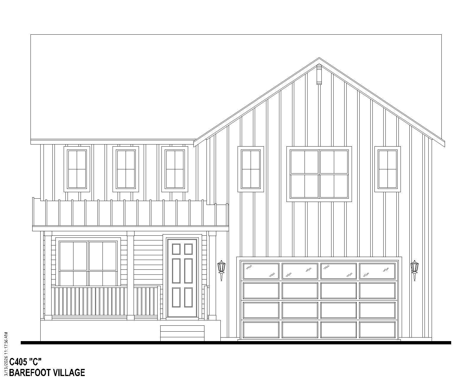 Plan C405 BV Elevation C