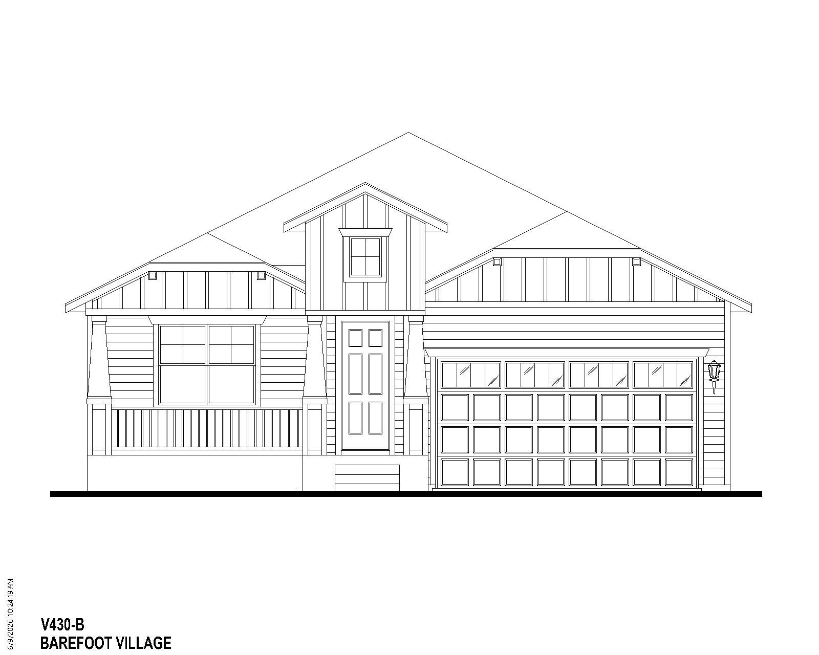 Plan V430 BV Elevation B
