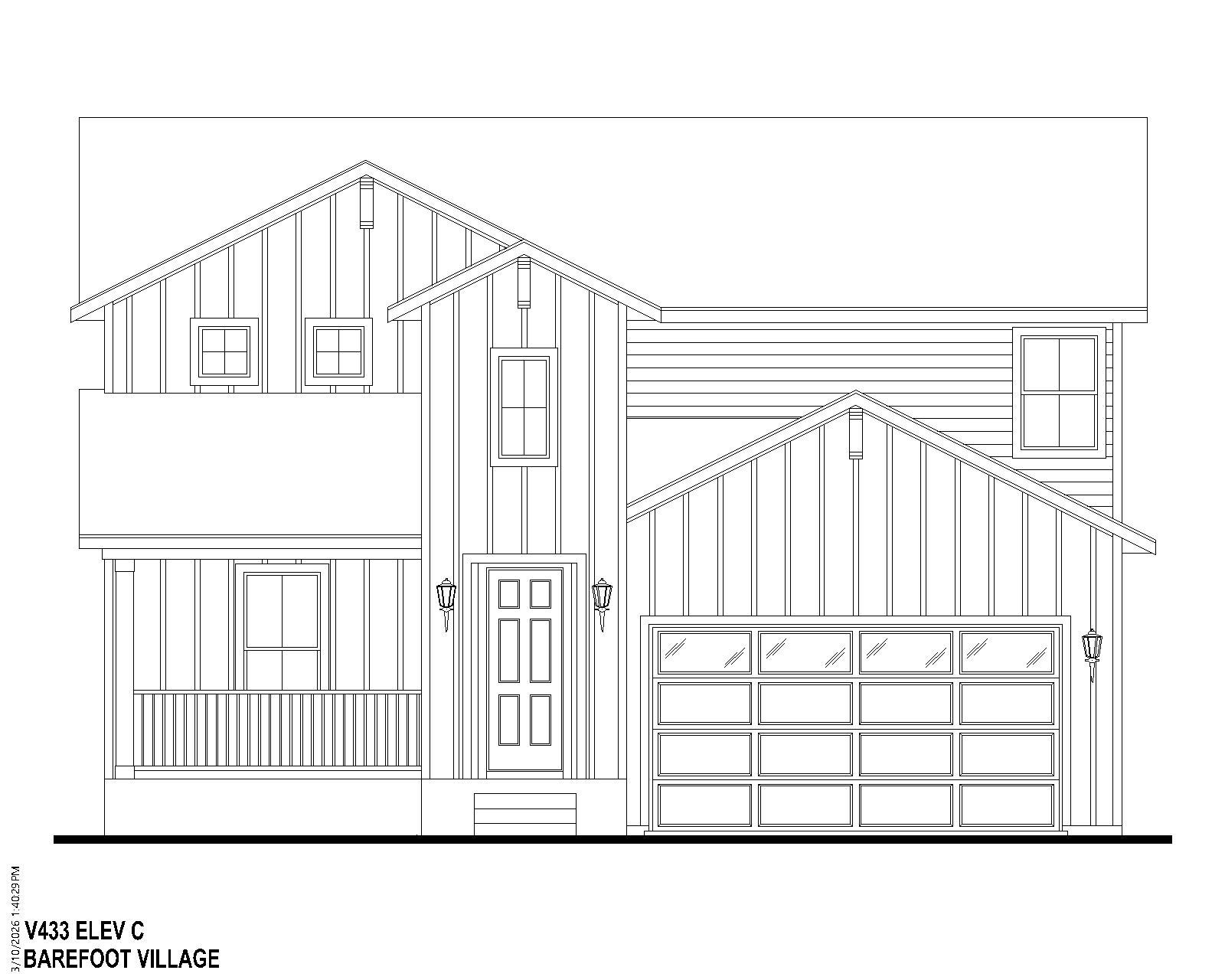 Plan V433 BV Elevation C