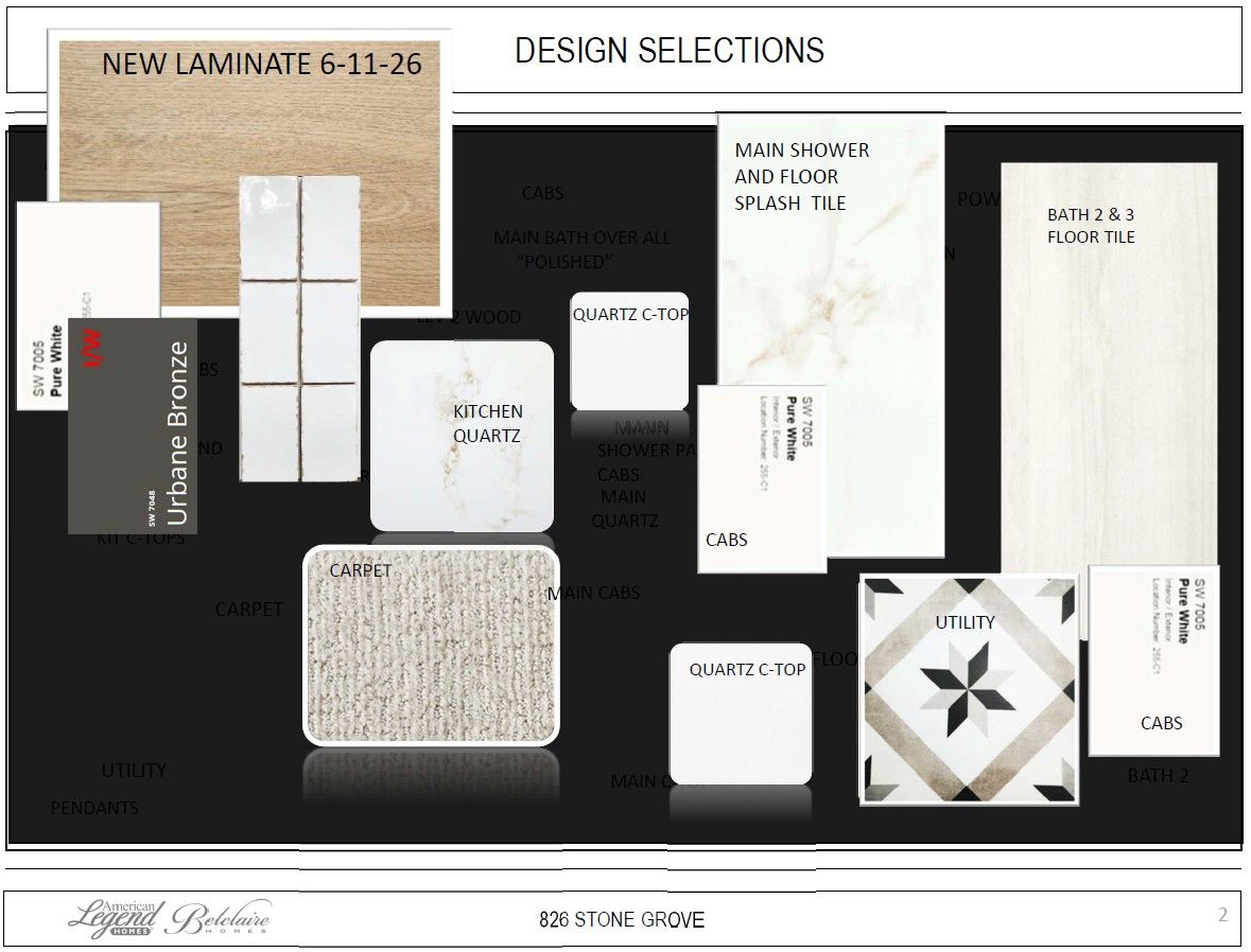 Representative photo of design selections for 826 Stone Grove