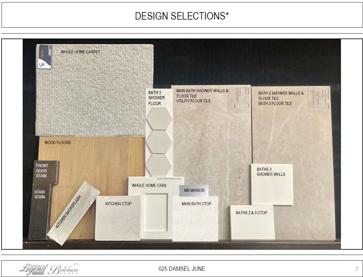 Representative photo of design selections for 625 Damsel June