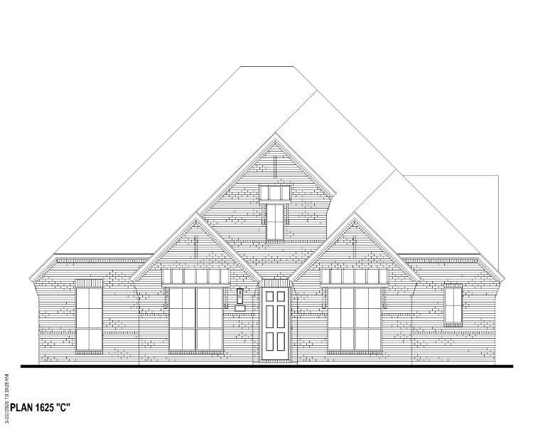 Plan 1625 Elevation C