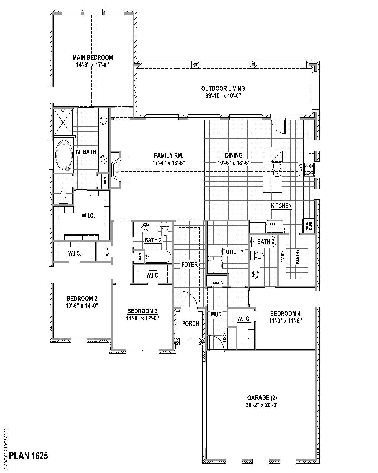 Plan 1625 1st Floor