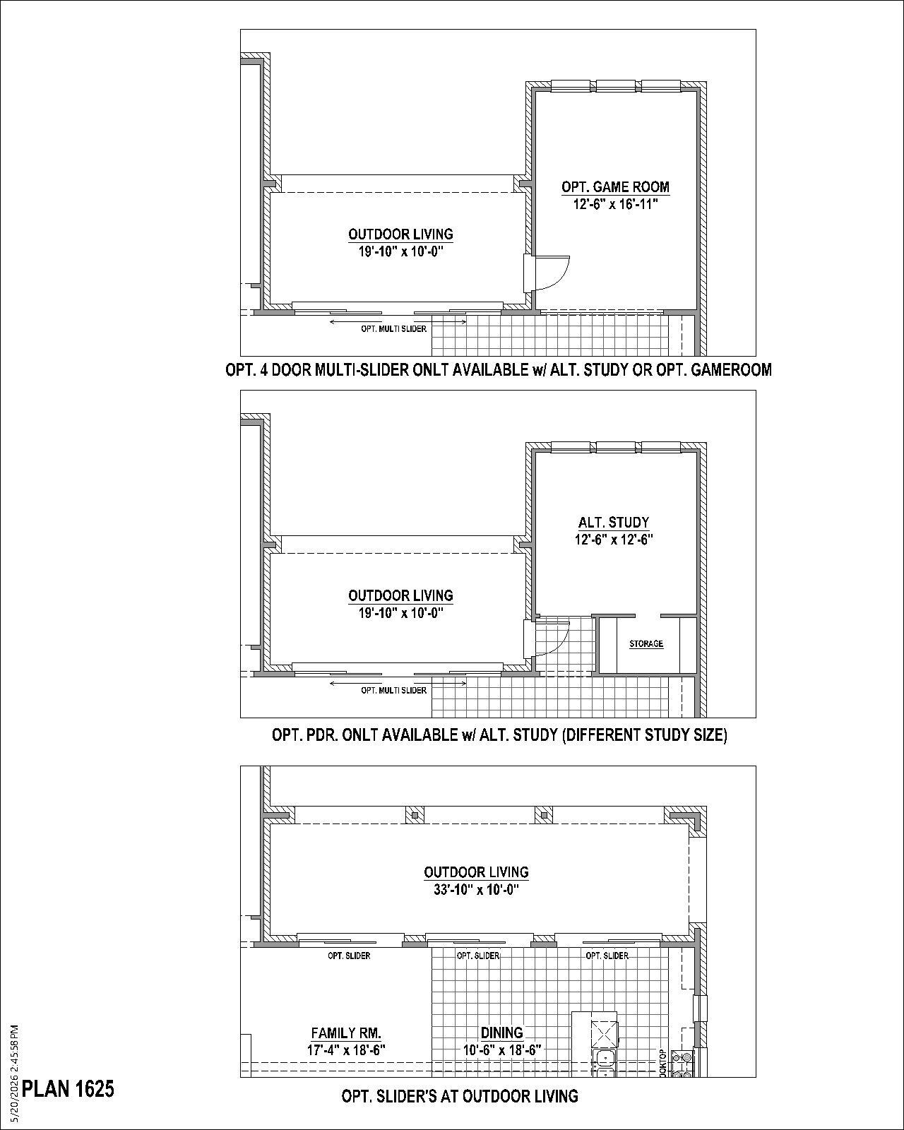 Plan 1625 Options 3