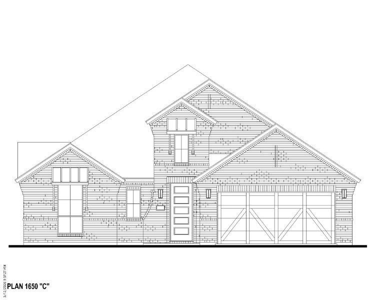 Plan 1650 Elevation C
