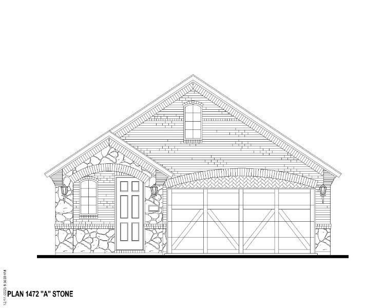 811 Stone Grove Elevation A w/ Stone