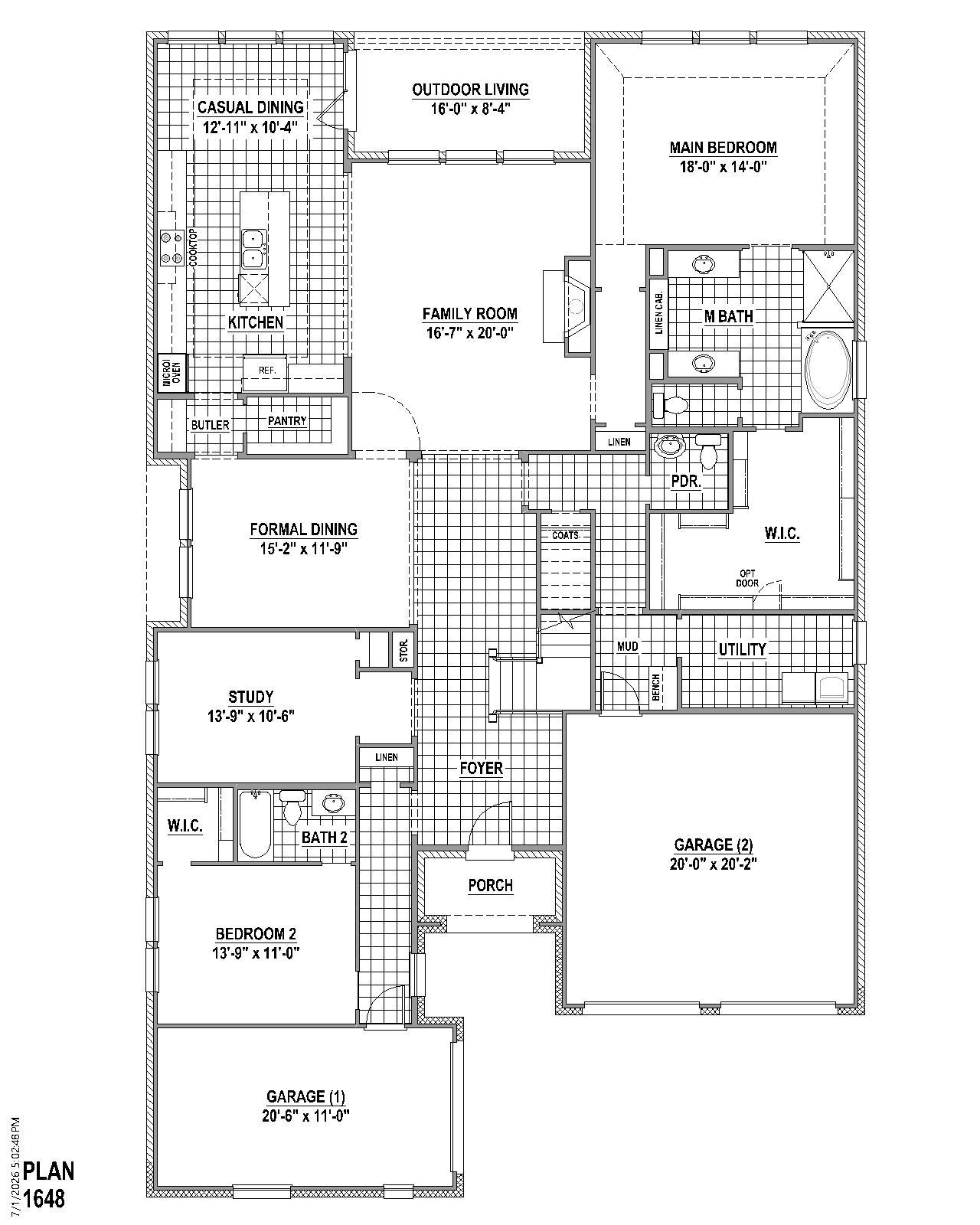 Plan 1648 1st Floor
