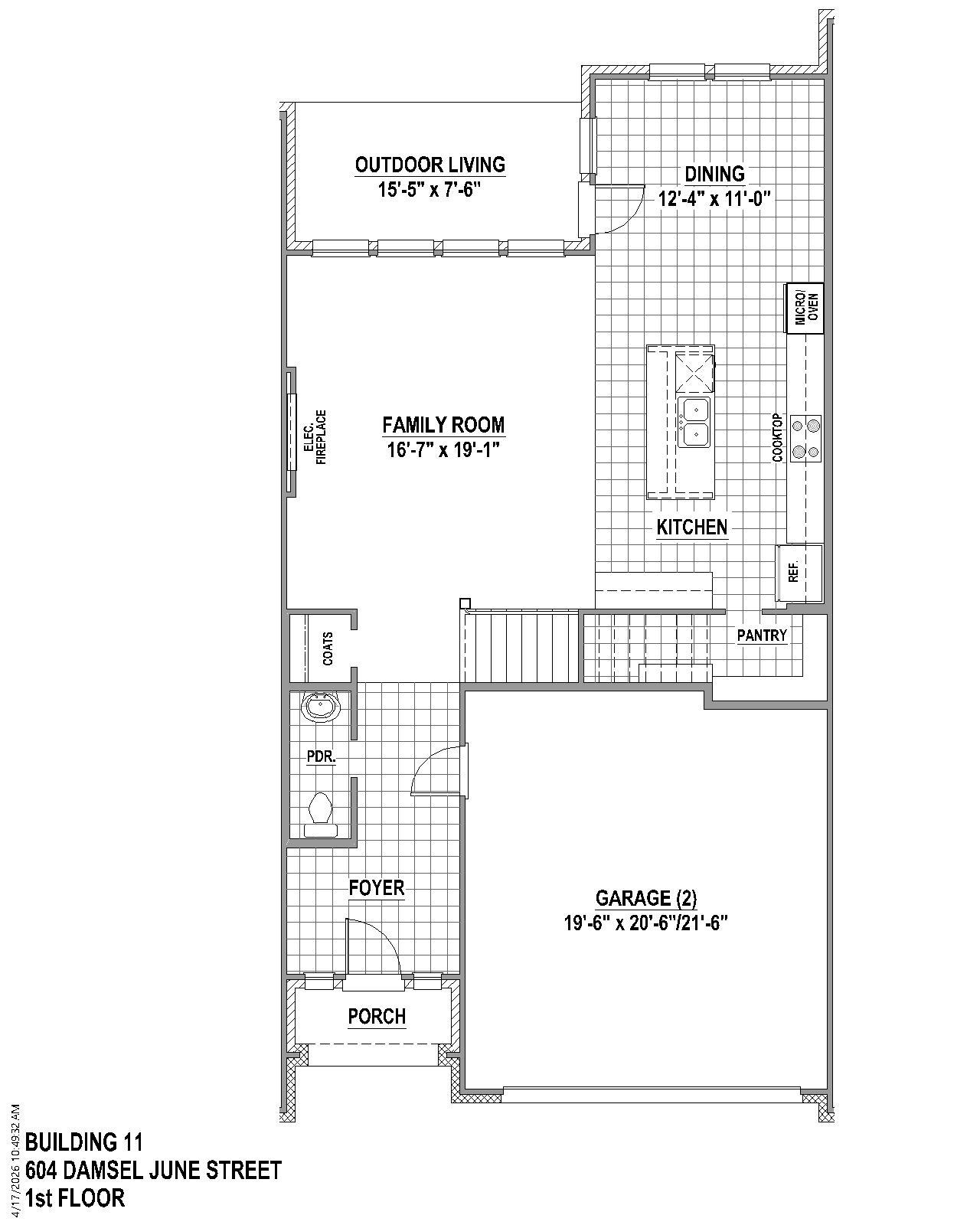 TH Building 1  Unit 2 W 1st Floor