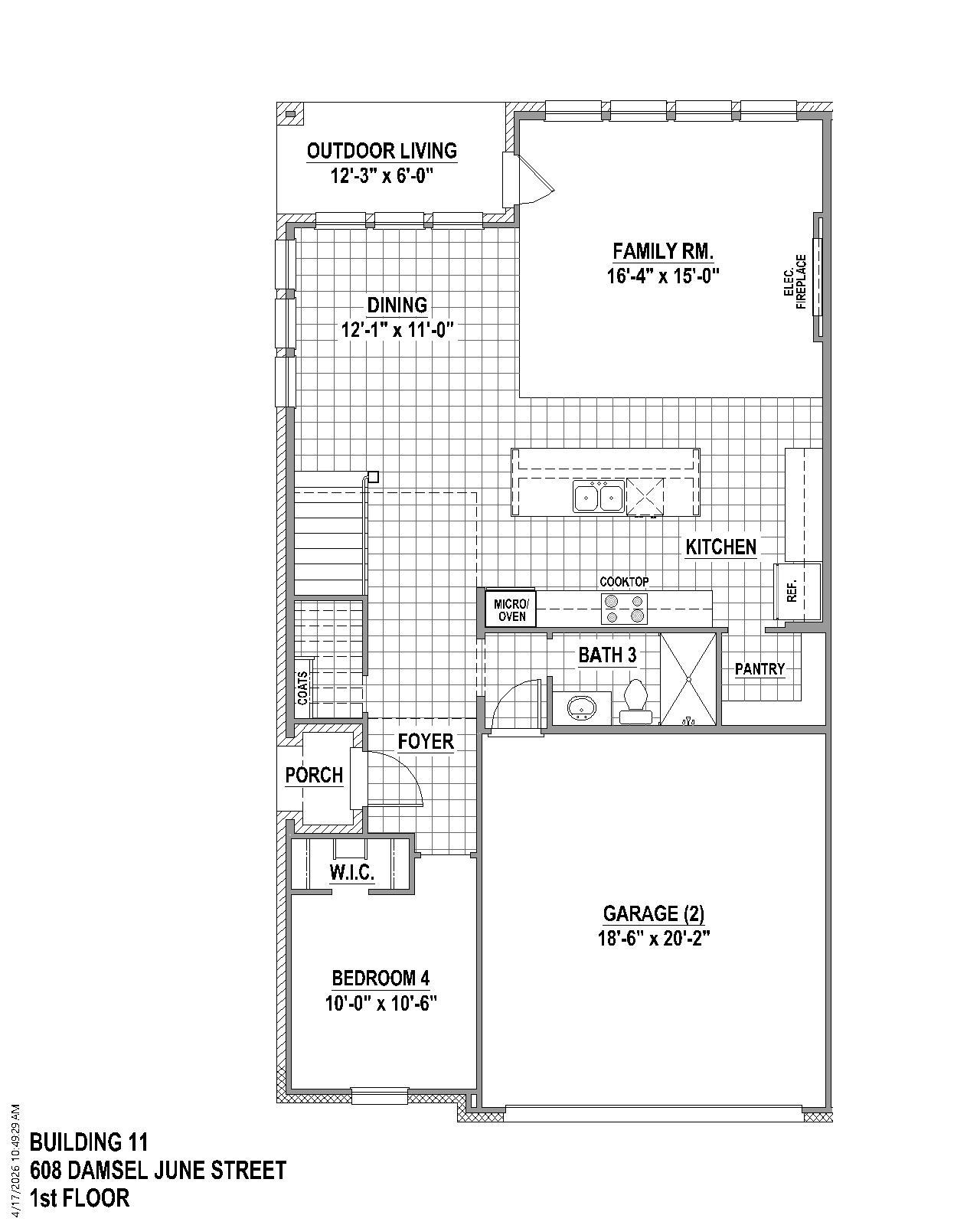 TH Building 11 Unit 1 W 1st Floor