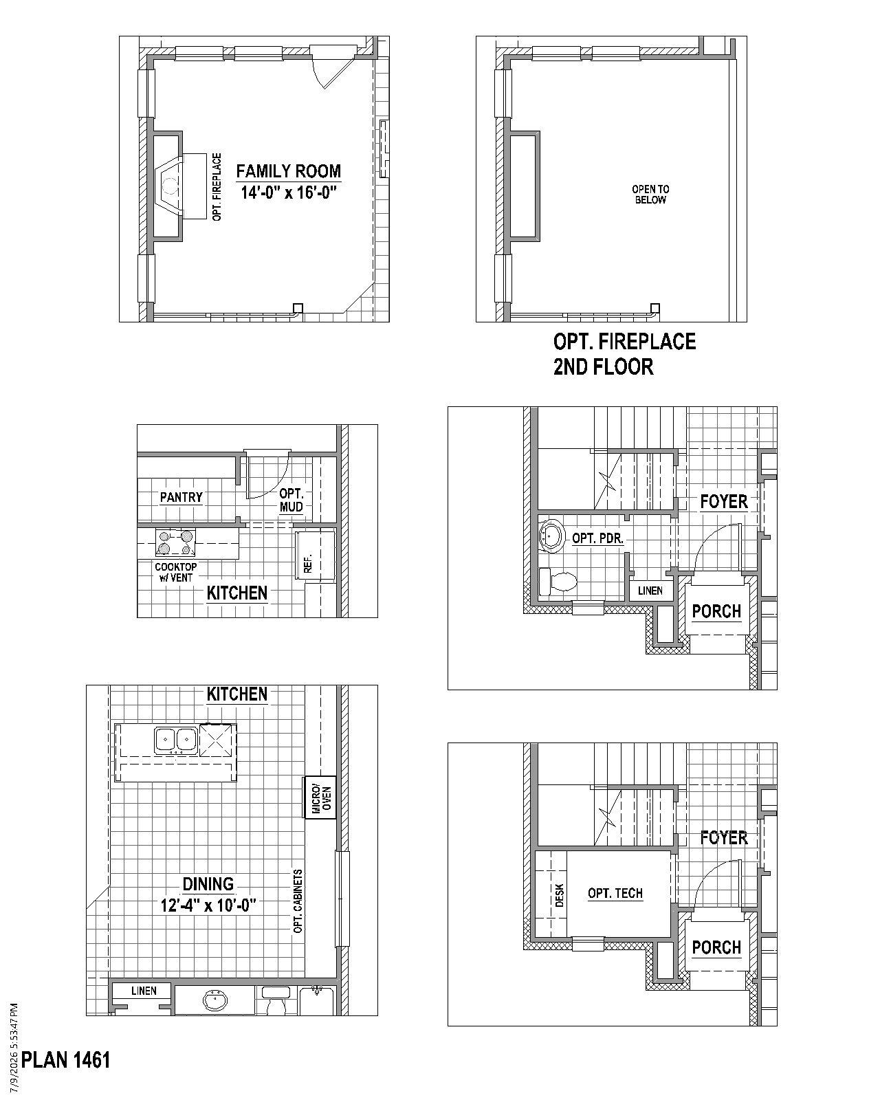 Plan 1461 Options 1
