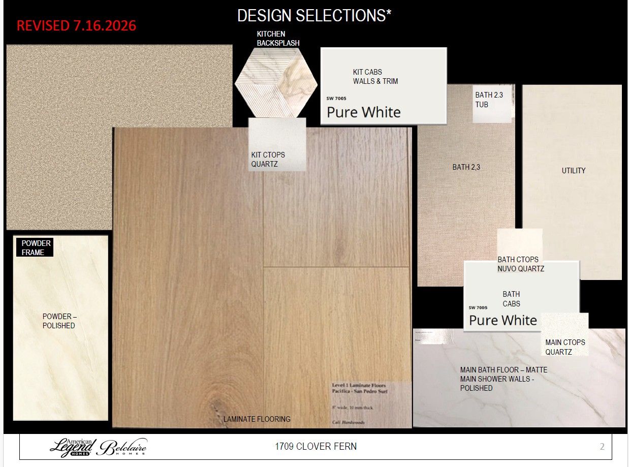 Representative photo of design selections for 1709 Clover Fern