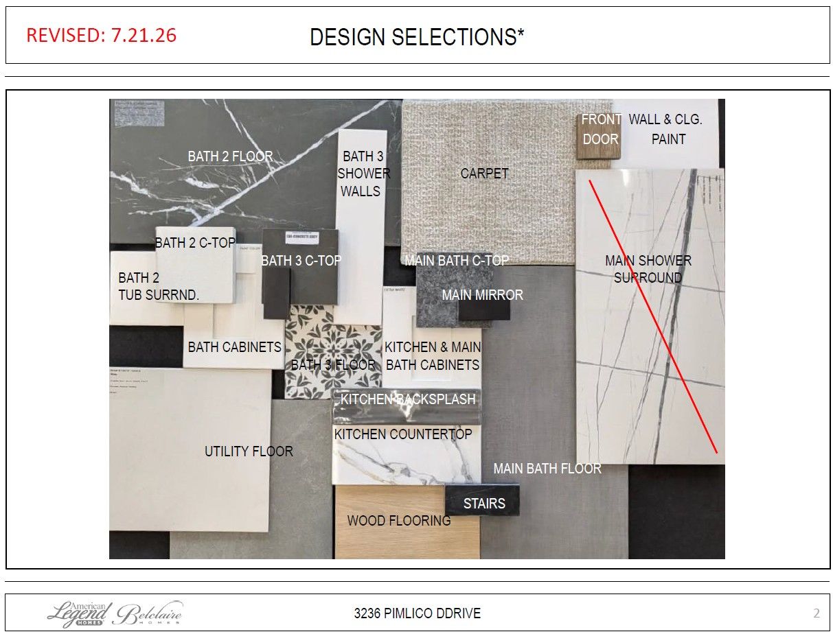 Representative photo of design selections for 3236 Pimlico Drive