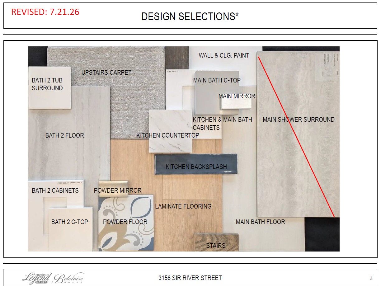 Representative photo of design selections for 3156 Sir River Street