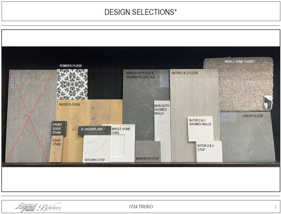 Representative photo of design selections for 1724 Truro