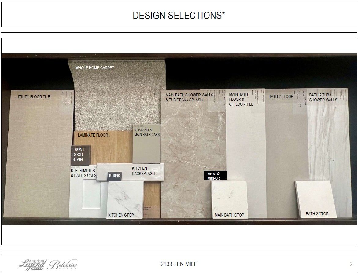 Representative photo of design selections for 2133 Ten Mile