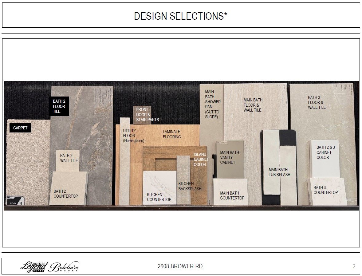 Representative photo of design selections for 2608 Brower Road