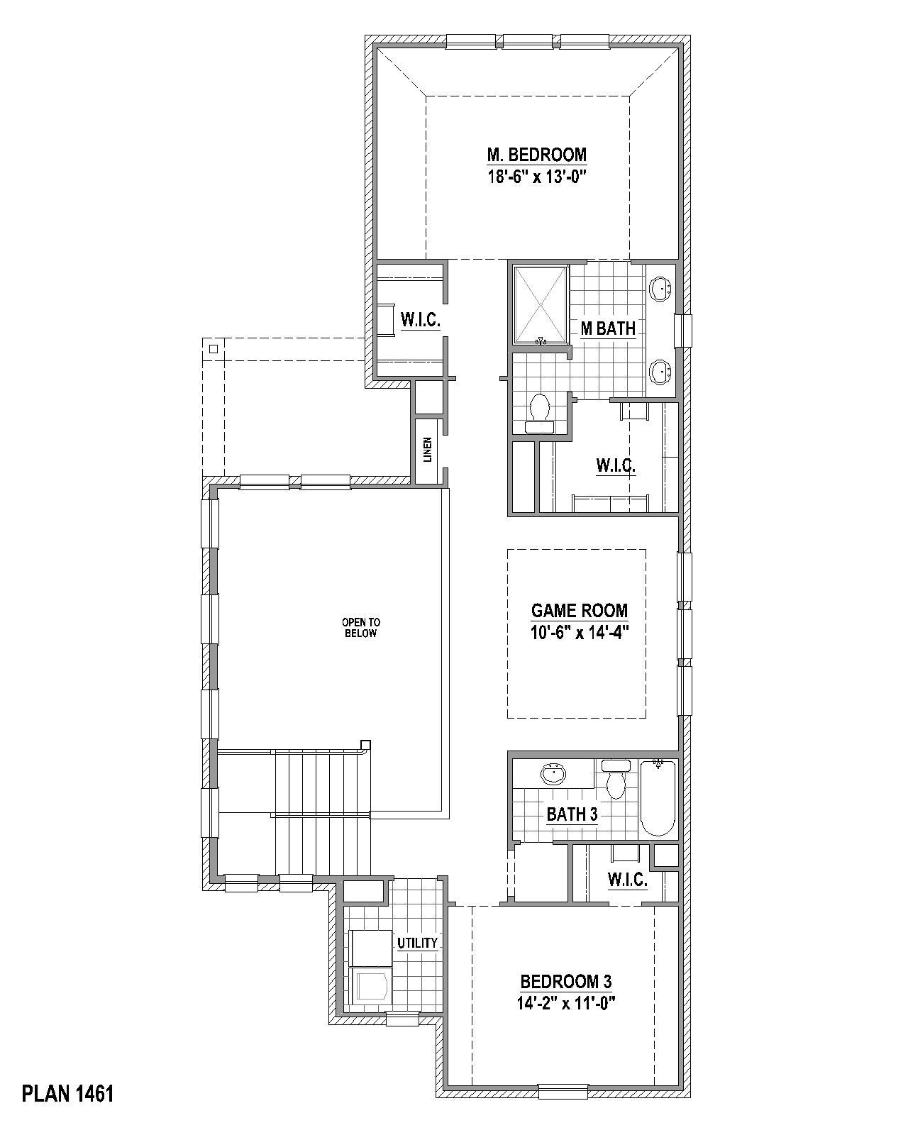Plan 1461 2nd Floor