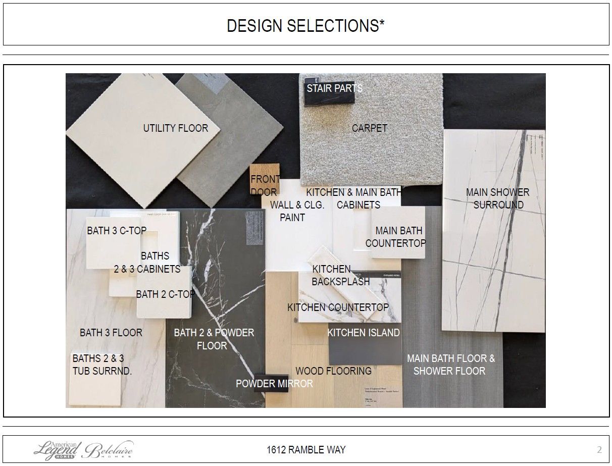 Representative photo of design selections for 1612 Ramble