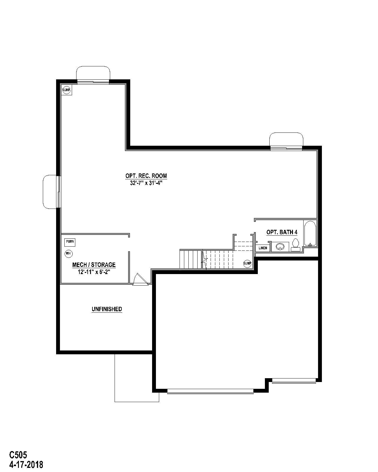 Plan 505 Base Rec