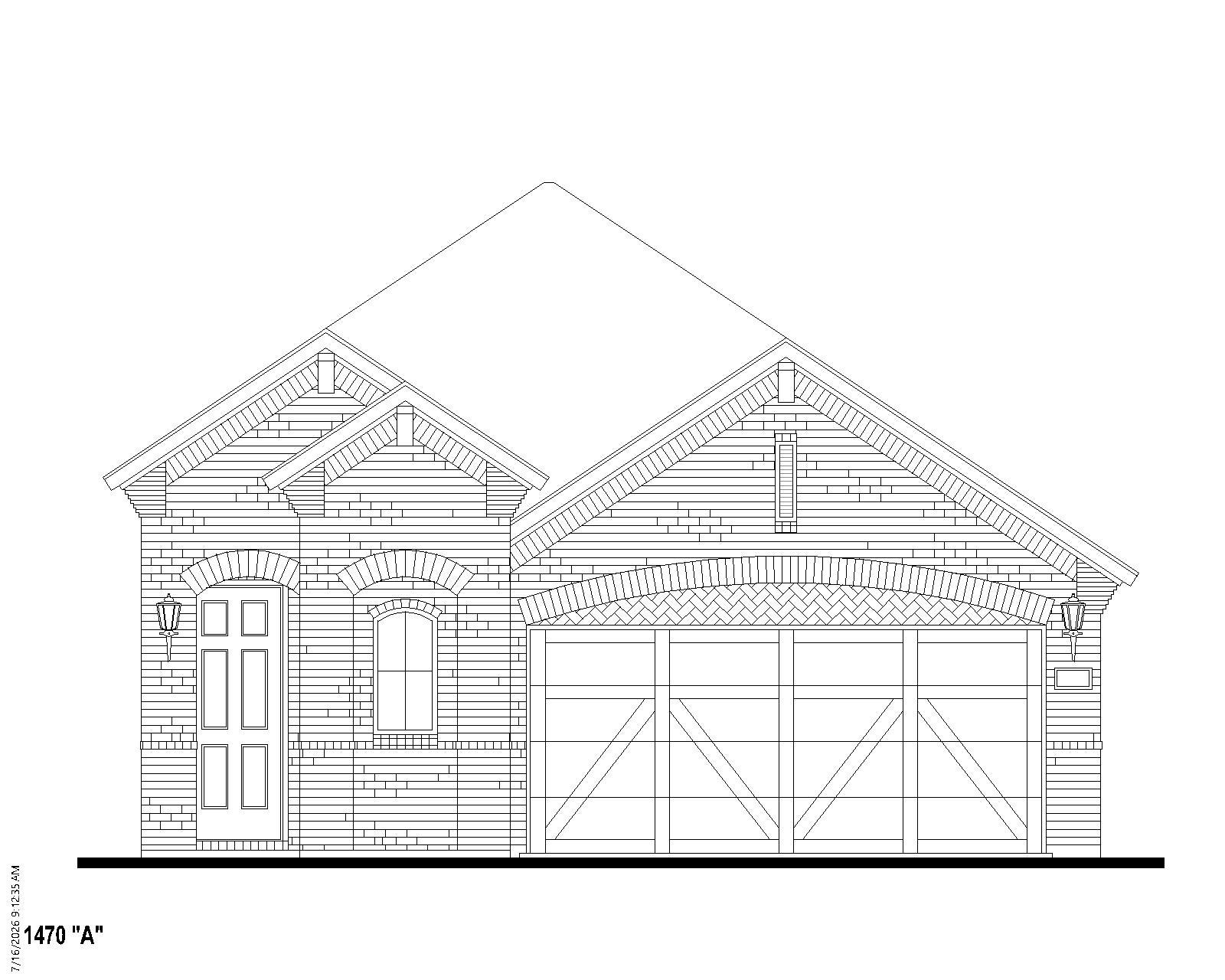 Plan 1470 Elevation A