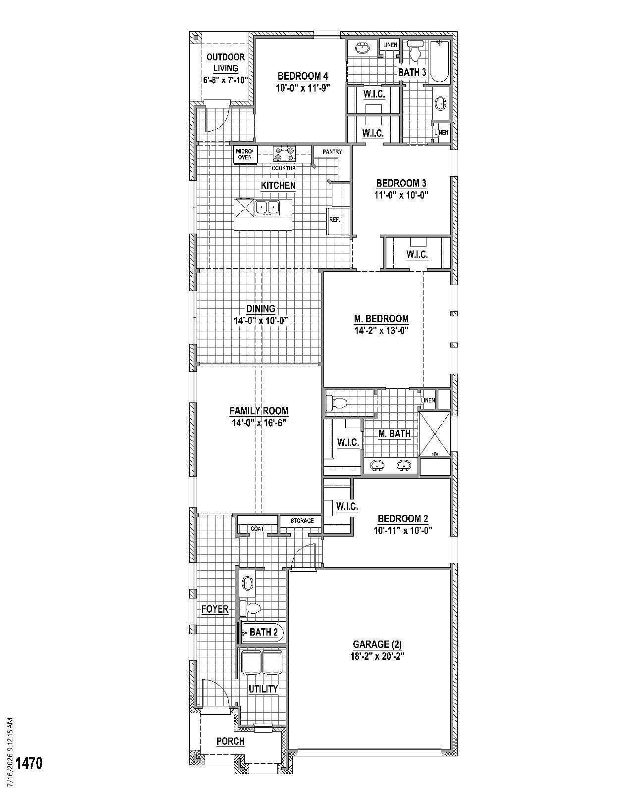 Plan 1470 1st Floor