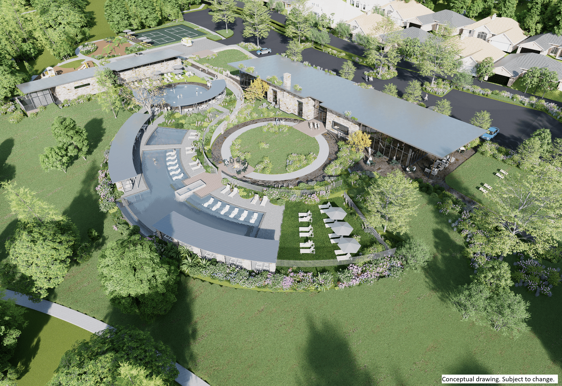 Ventana Amenity Rendering Aerial