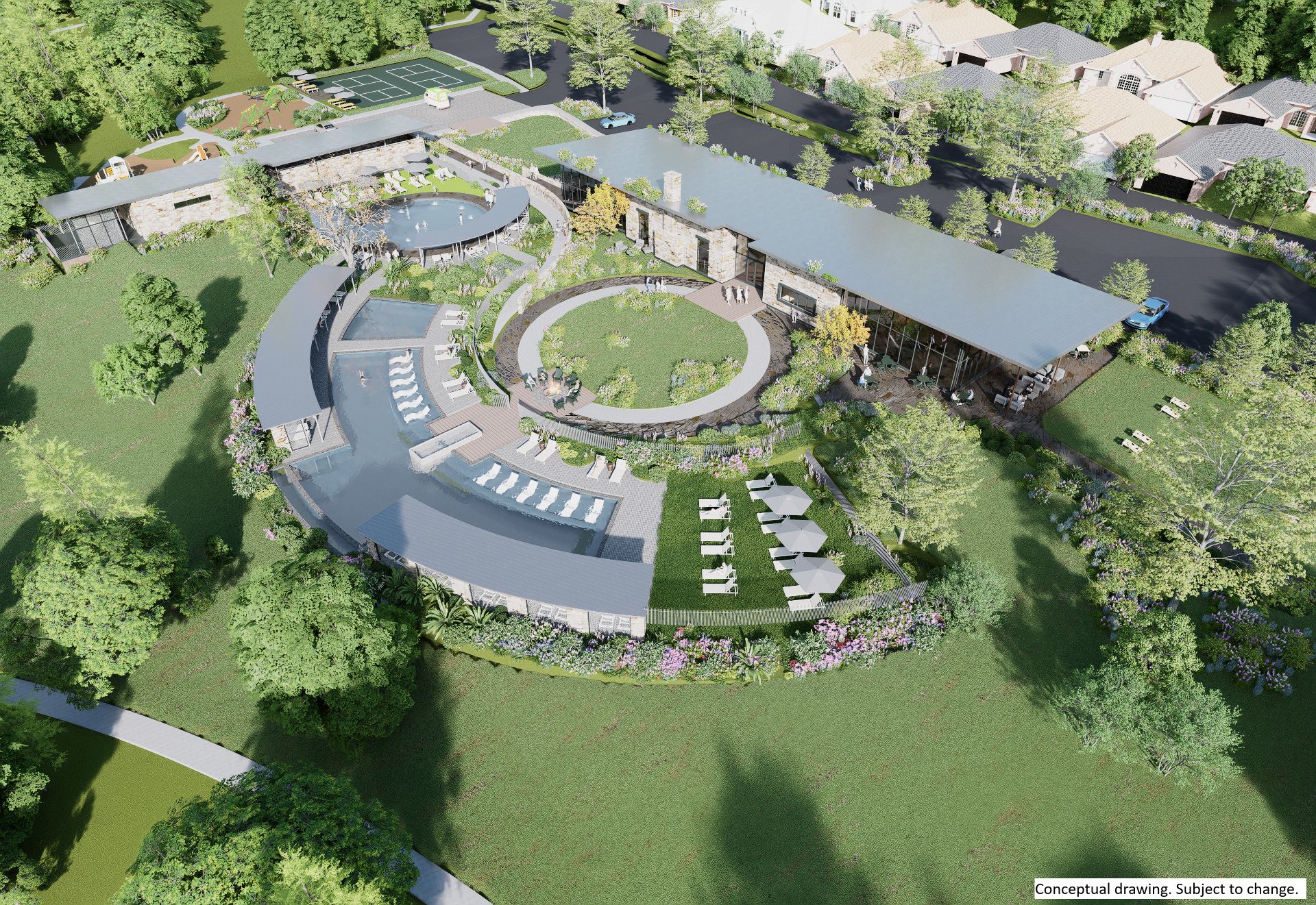 Ventana Amenity Rendering Aerial