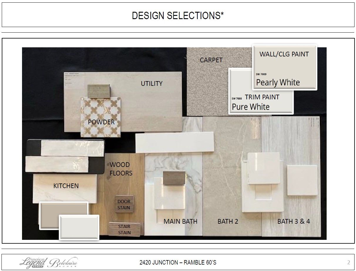 Representative photo of design selections for 2420 Junction