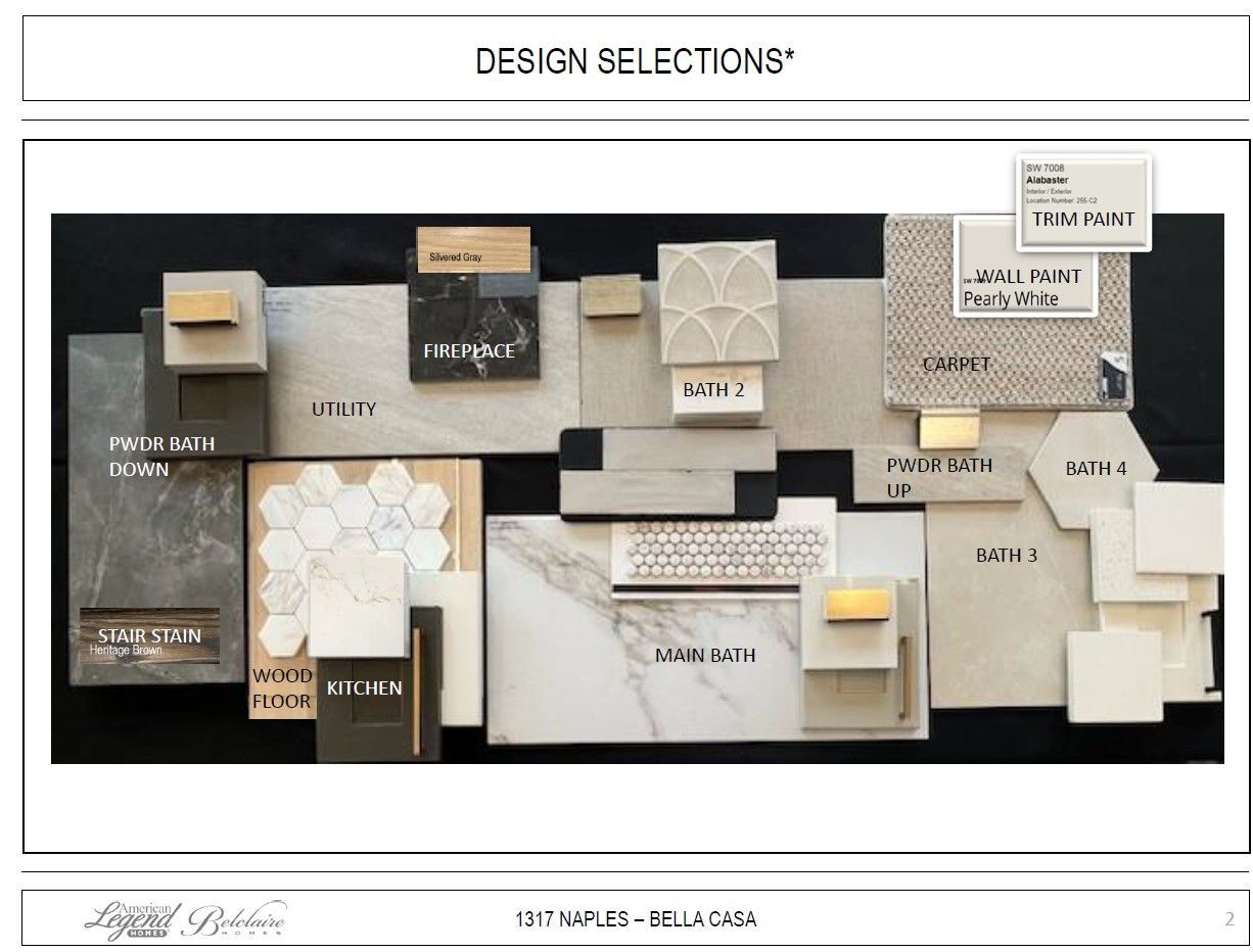 Representative photo of design selections for 1317 Naples