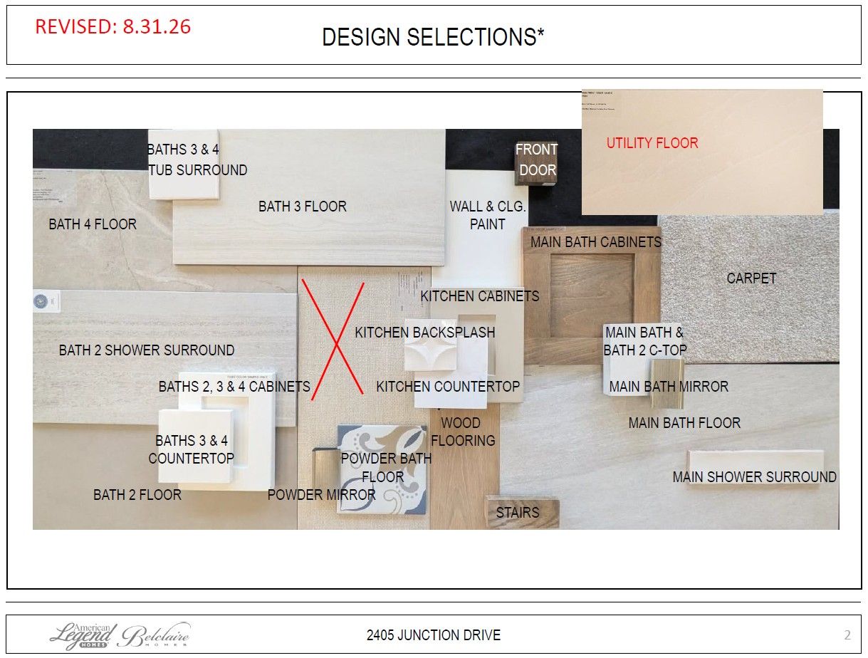 Representative photo of design selections for 2405 Junction Drive