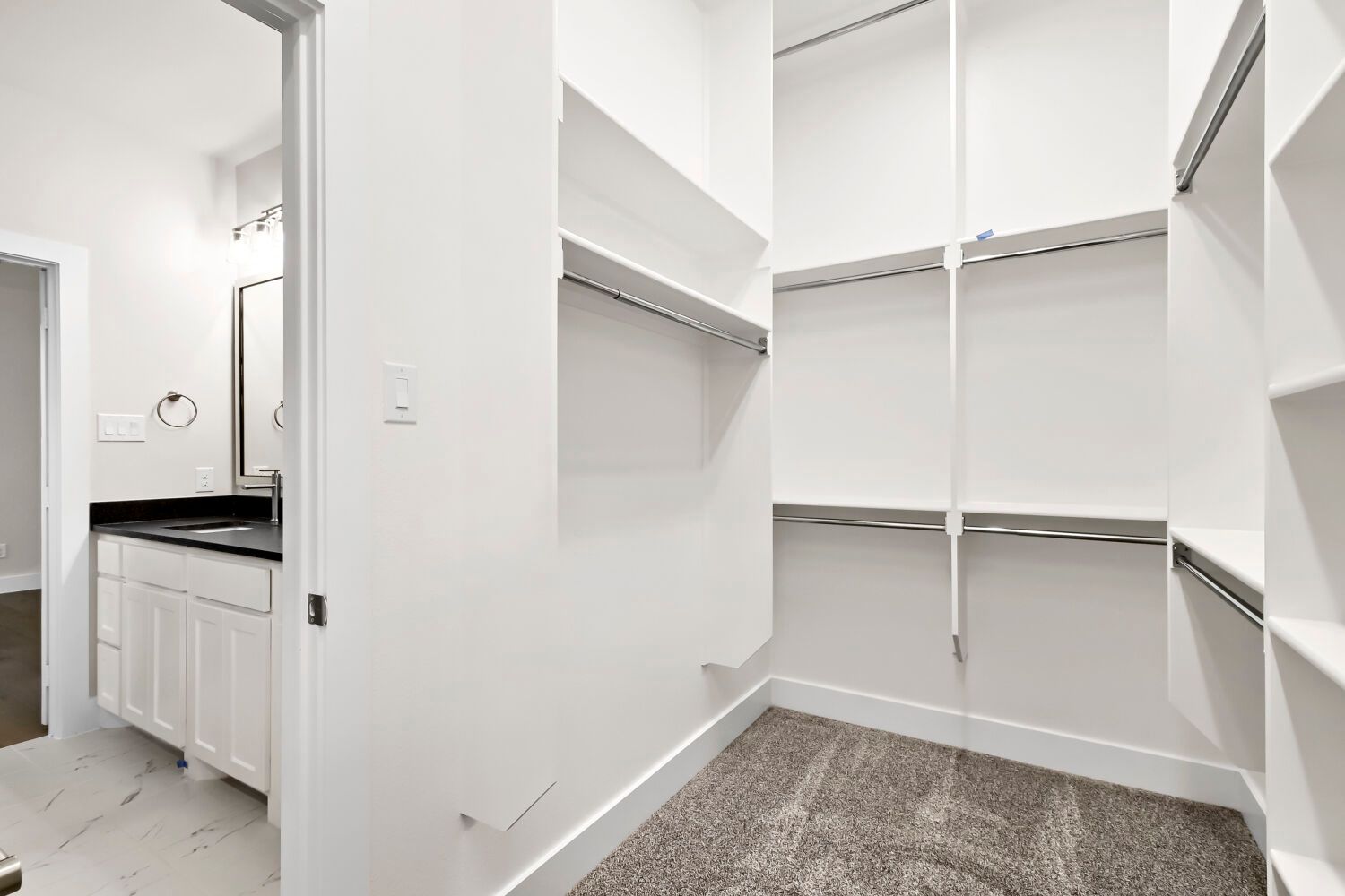 Plan 1450 Representative Photo - Main Closet
