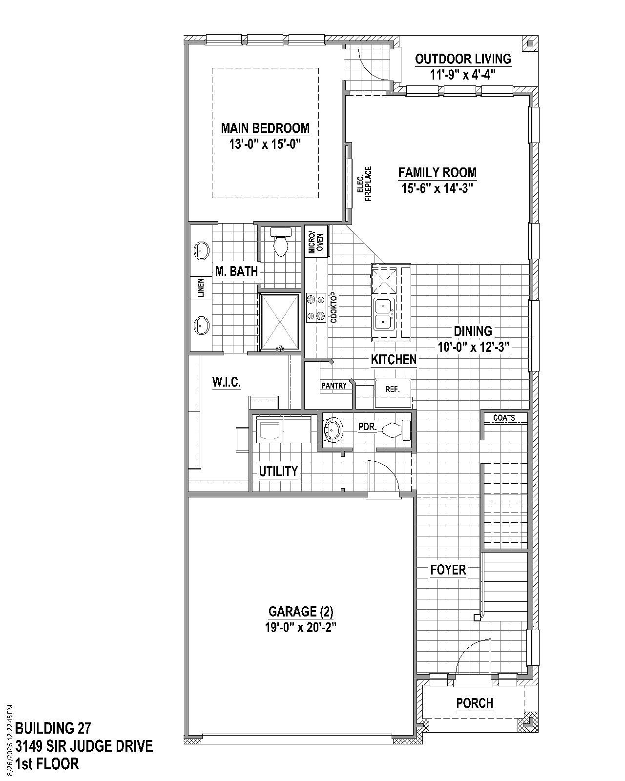 TH Building 27 Unit 3 W 1st Floor