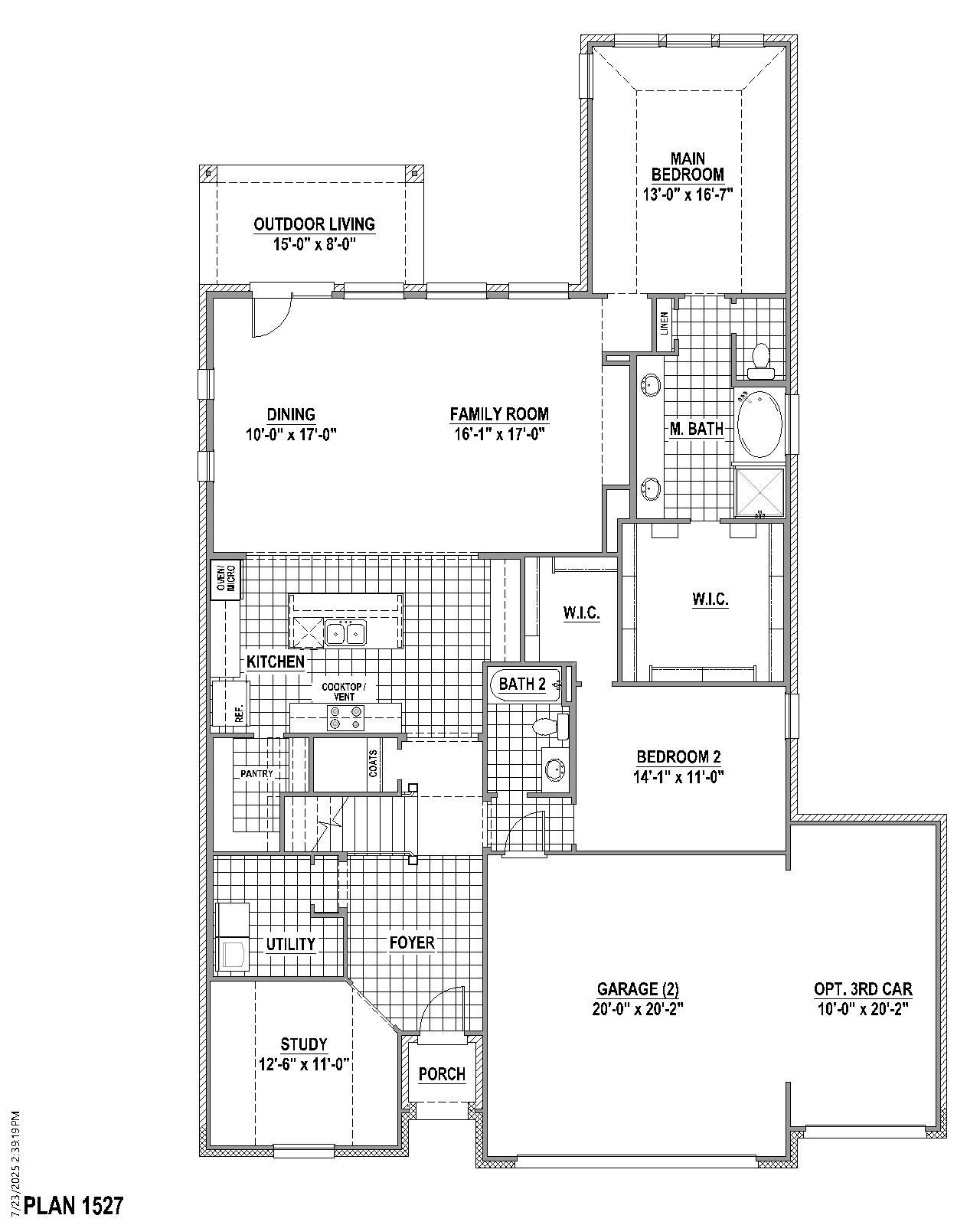 Plan 1527 1st Floor (3C)