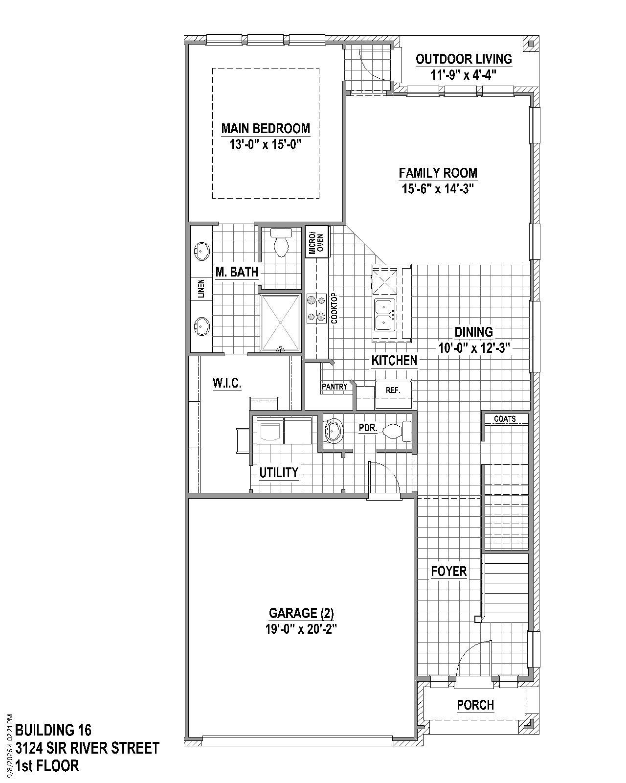 TH Building 16 Unit 3 W 1st Floor