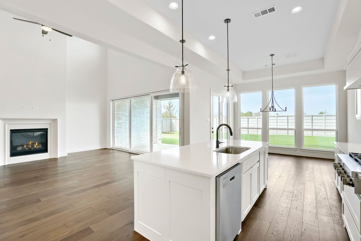Plan 1648 Living/Kitchen/Dining Room Representative Photo