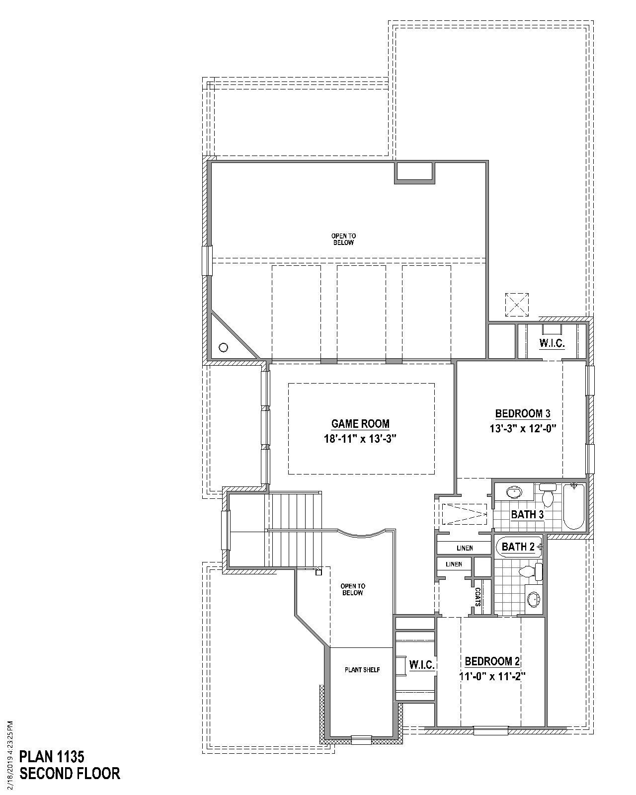 Plan 1135 2nd Floor