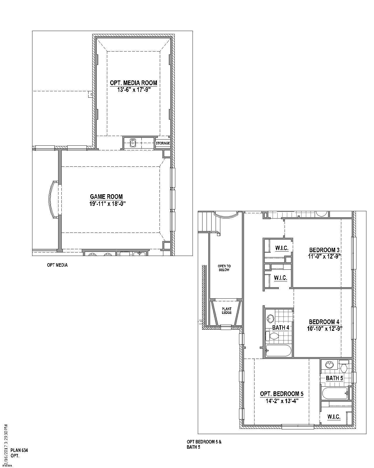 Plan 634 Options