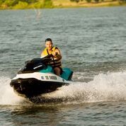 Wildridge Jet skiing on Lake Lewisville from American Legend Homes