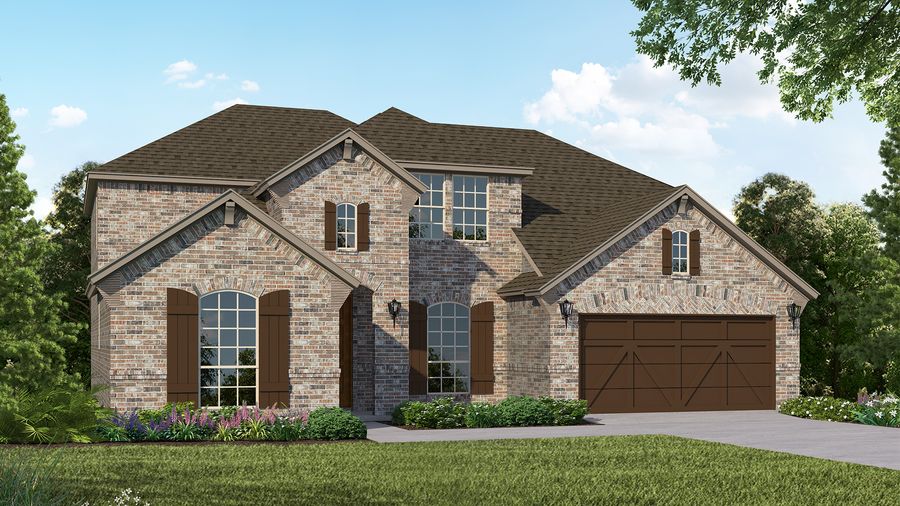 Plan 1686 by American Legend Homes in Fort Worth TX