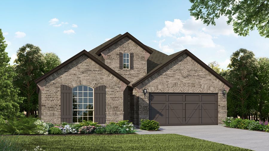 Plan 1521 by American Legend Homes in Fort Worth TX