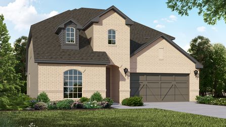 Plan 1528 by American Legend Homes in Fort Worth TX