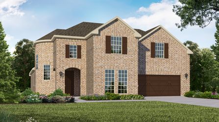 Plan 1687 by American Legend Homes in Fort Worth TX