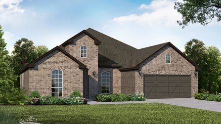 Plan 1688 by American Legend Homes in Dallas TX