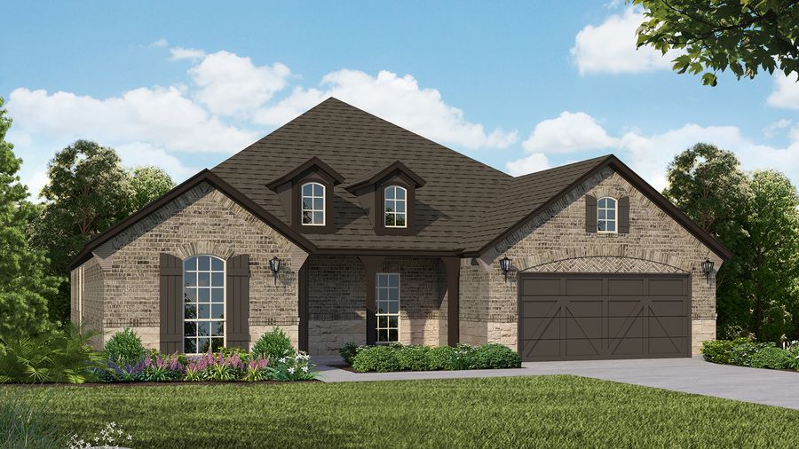 Plan 1688 by American Legend Homes in Fort Worth TX