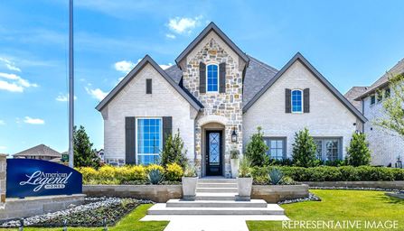 Plan 1118 by American Legend Homes in Dallas TX