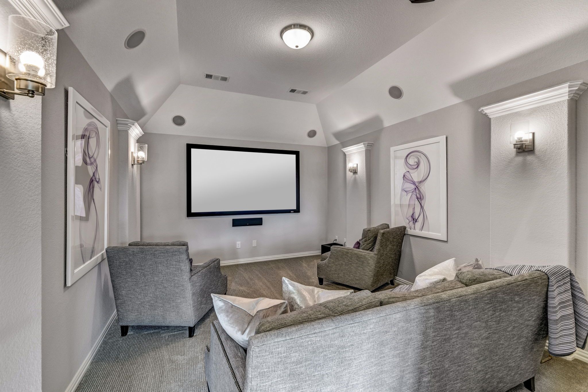 Plan 1163 Media Room Representative Image