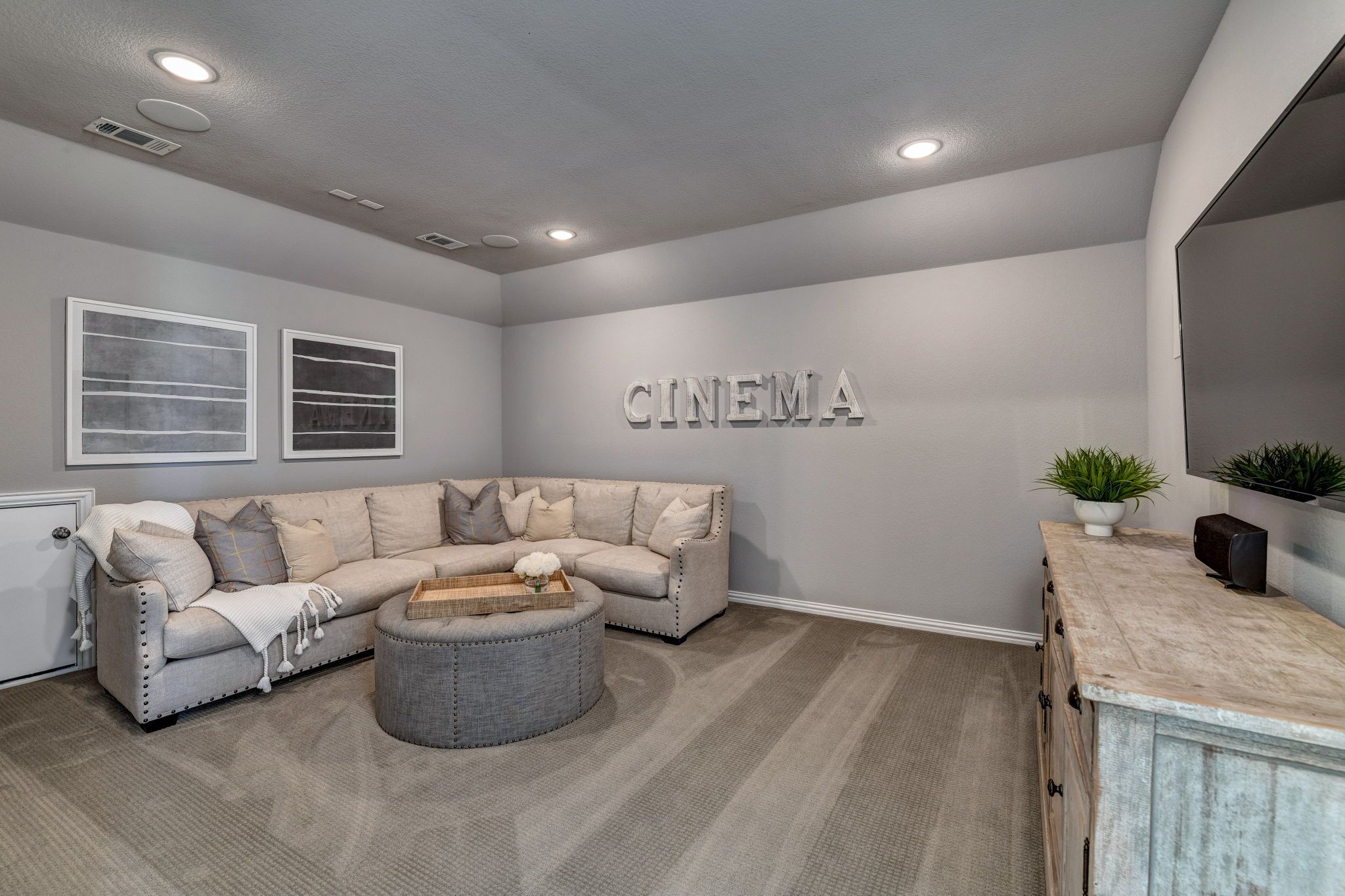 Plan 1686 Media Room Representative Image