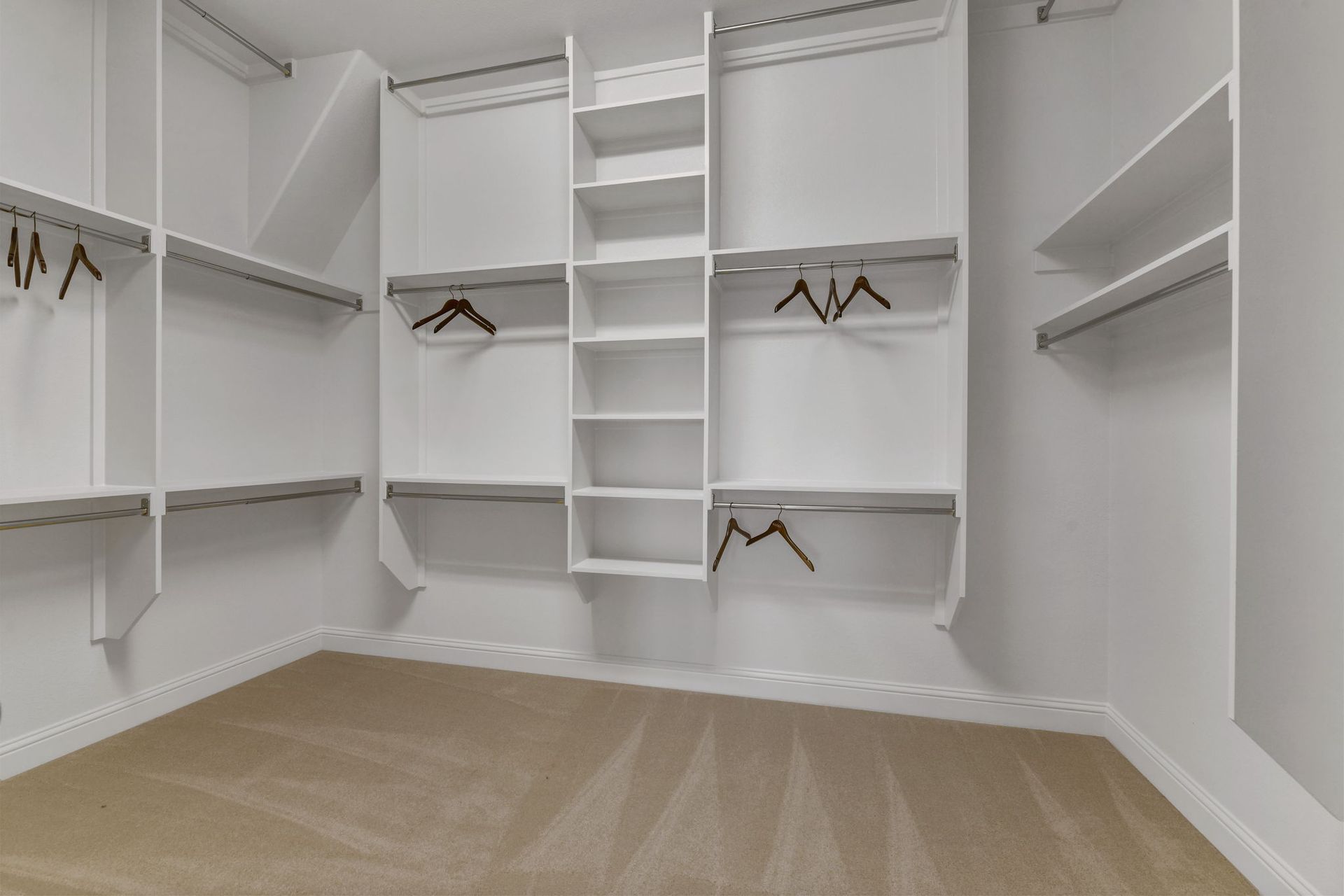 Plan 1632 Primary Closet Representative Image