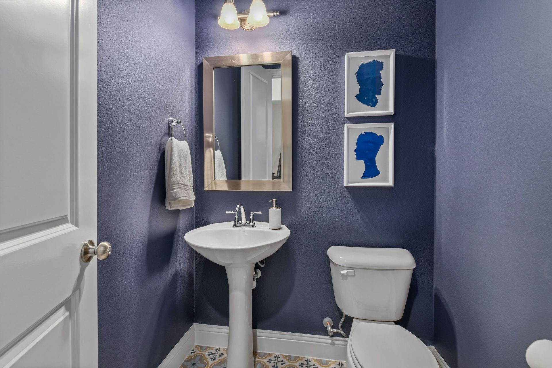 Plan 1632 Powder Bathroom Representative Image
