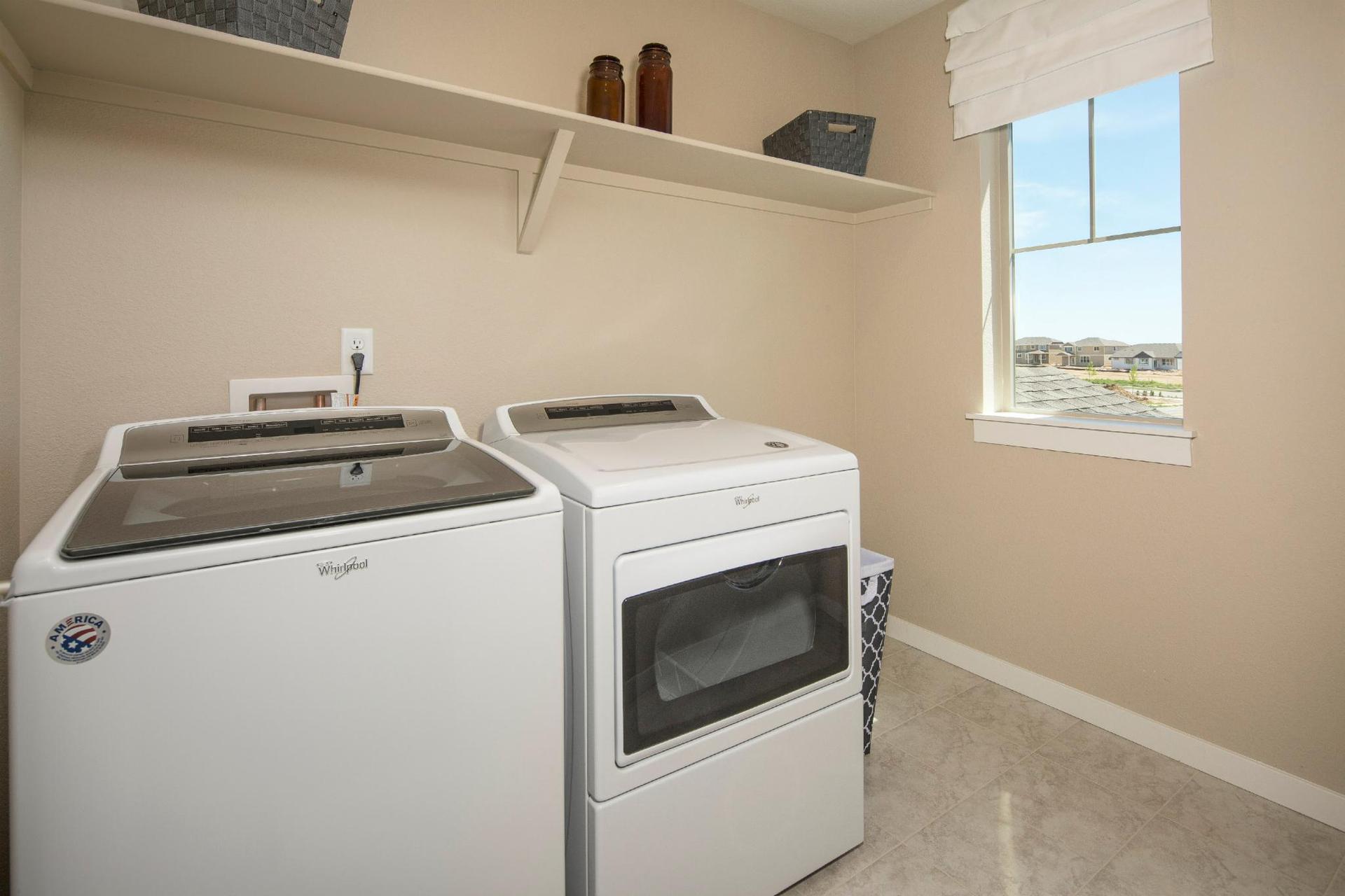 Plan C407 Laundry Room Representative Image
